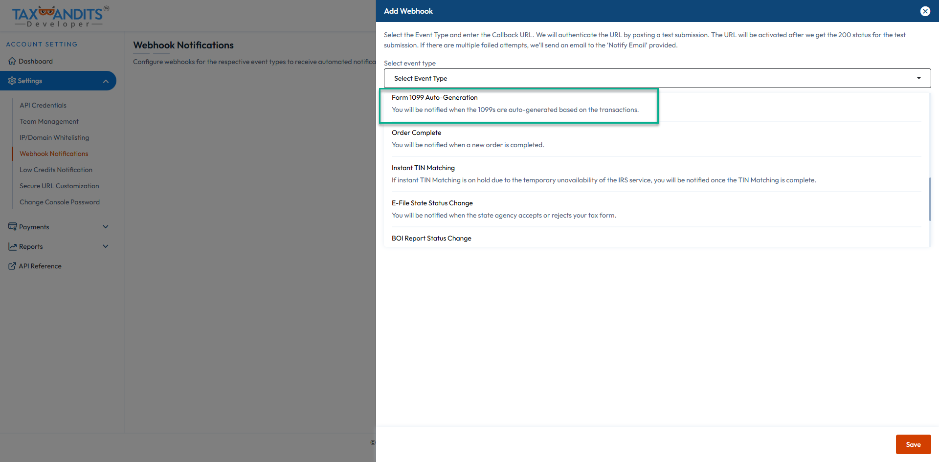 Form 1099 Auto Generation