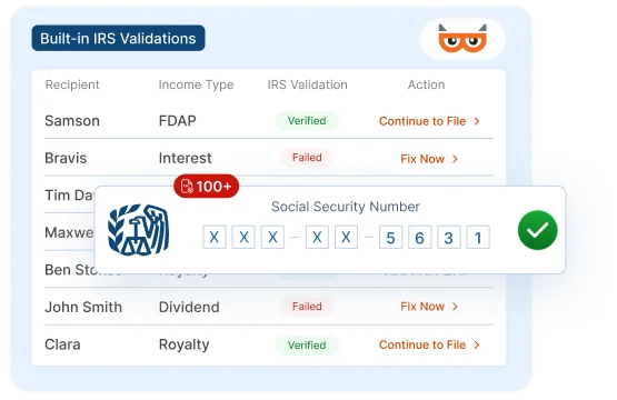 Accurate 1042-S generation & e-filing